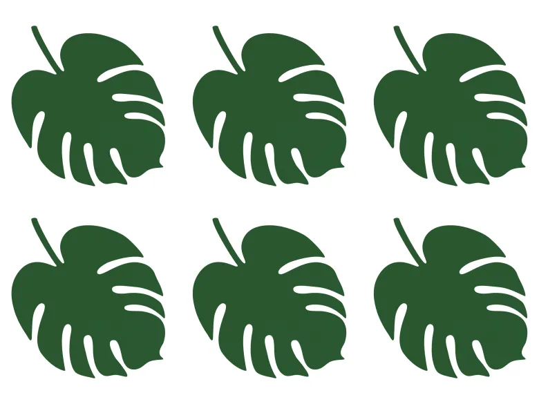 Aloha Bordkort, Monstera Blade