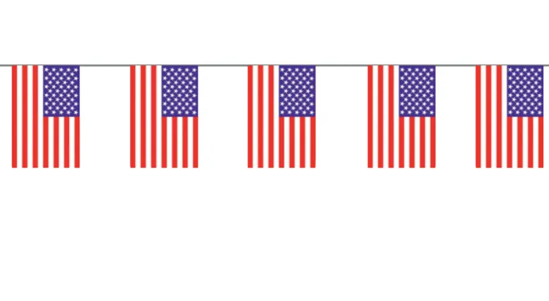 Amerikansk Flagguirlande, Stor