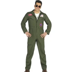 Armygrøn Aviator Jumpsuit