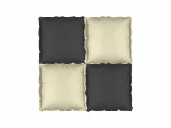 Backdrop Balloner Sort/Beige, Firkantede Ballon-Puder