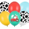 Ballon Buket Bondegård, Latex Balloner 6 stk.