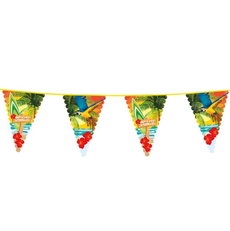 Beach Party Vimpel Guirlande, 6 meter