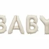 Beige "BABY" Ballon Sæt