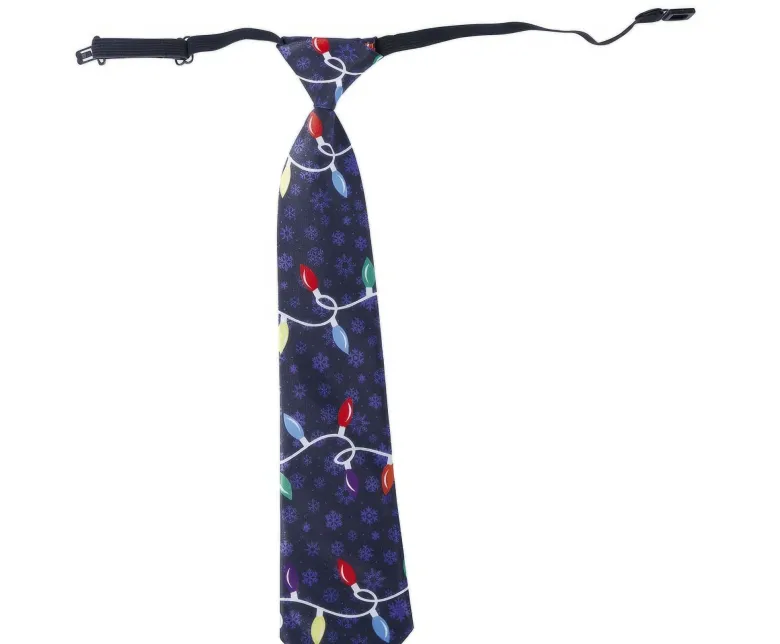 Blåt Juleslips, 45 cm