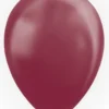 Bordeaux Balloner Naturlatex, Metallic 50 stk.