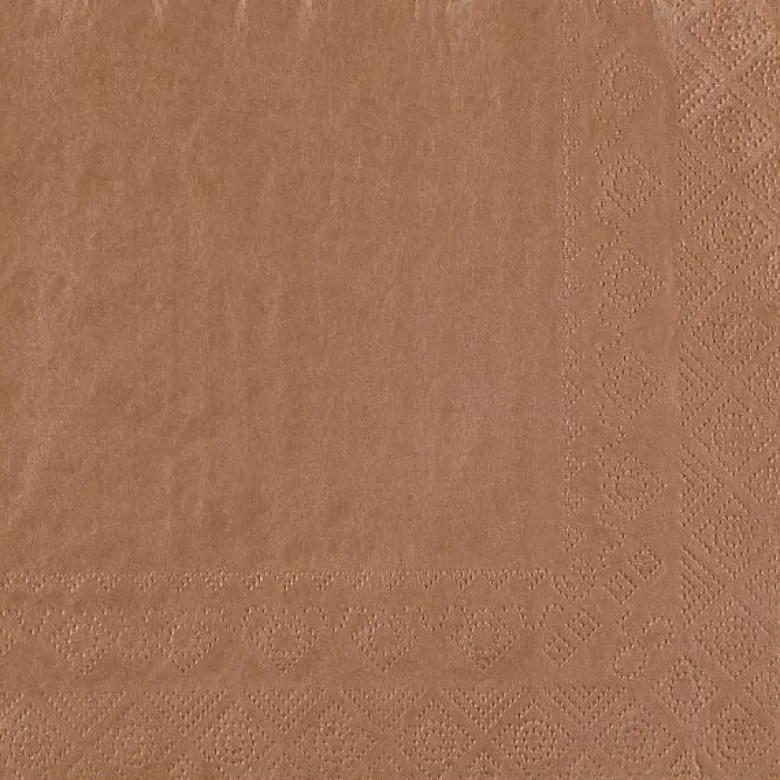 Bronze Frokostservietter 33 x 33 cm, 25 stk.