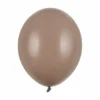 Brune Balloner "Cappuccino" 30 cm, 50 stk.
