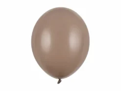 Brune Balloner "Cappuccino" 30 cm, 50 stk.