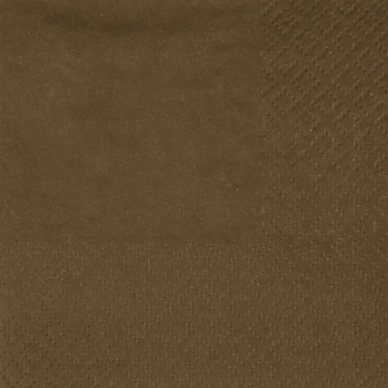 Brune Kaffeservietter "Chokolade", 25 stk.