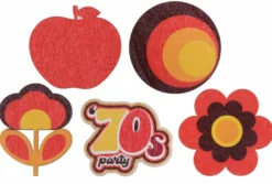 Brun 70s Konfetti