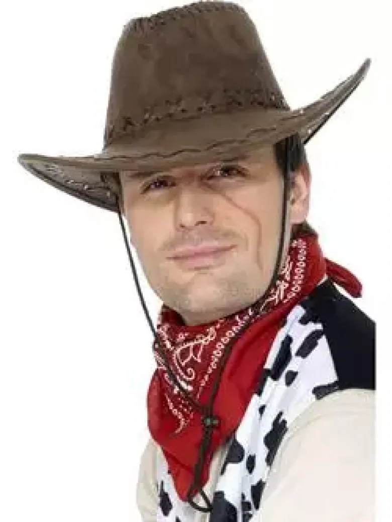 Brunt Cowboy-sæt