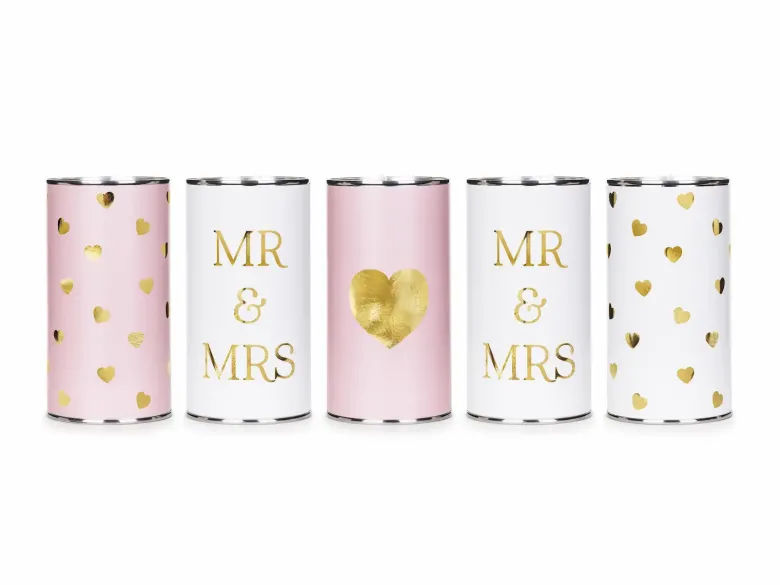 Bryllupsdåser til Bil - Mr & Mrs