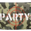 Camouflage party banner