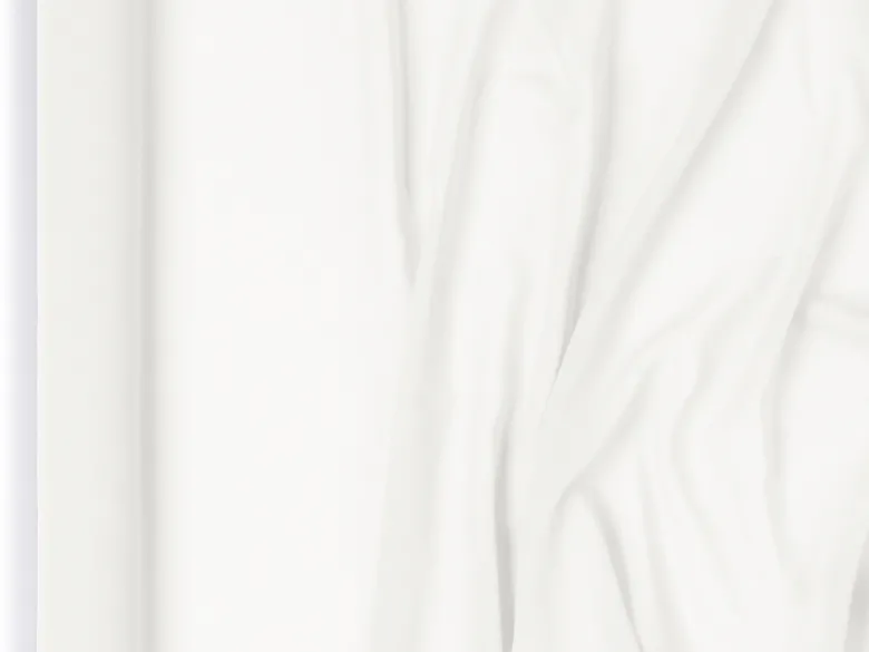 Chiffon Bordløber i Off-White, 5 meter