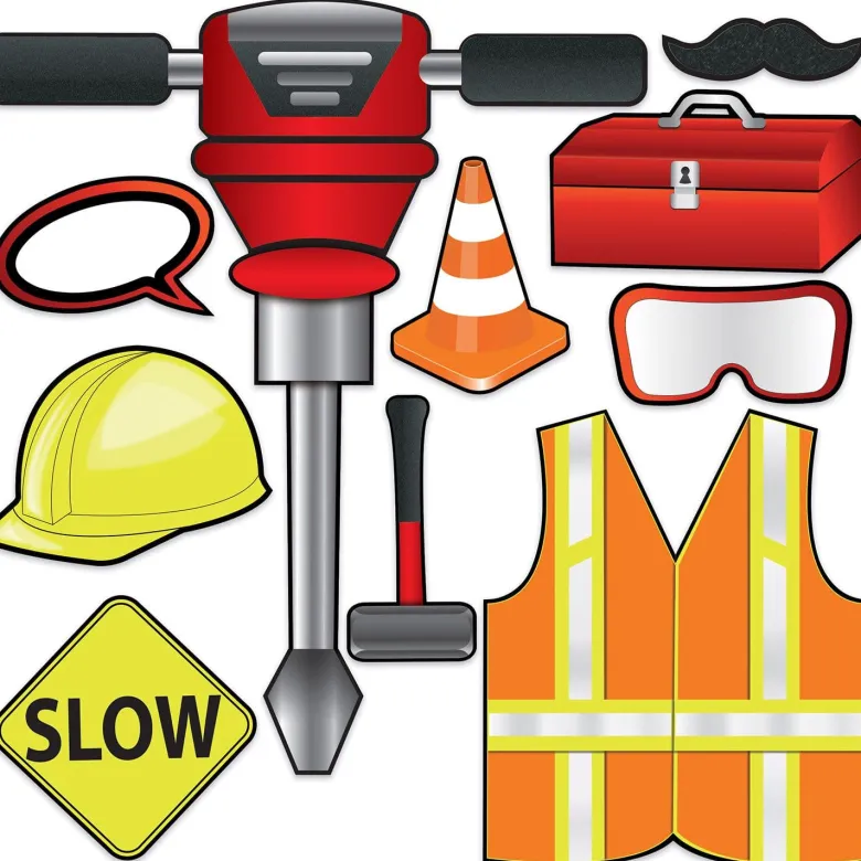 Construction Foto Props, 10 stk.