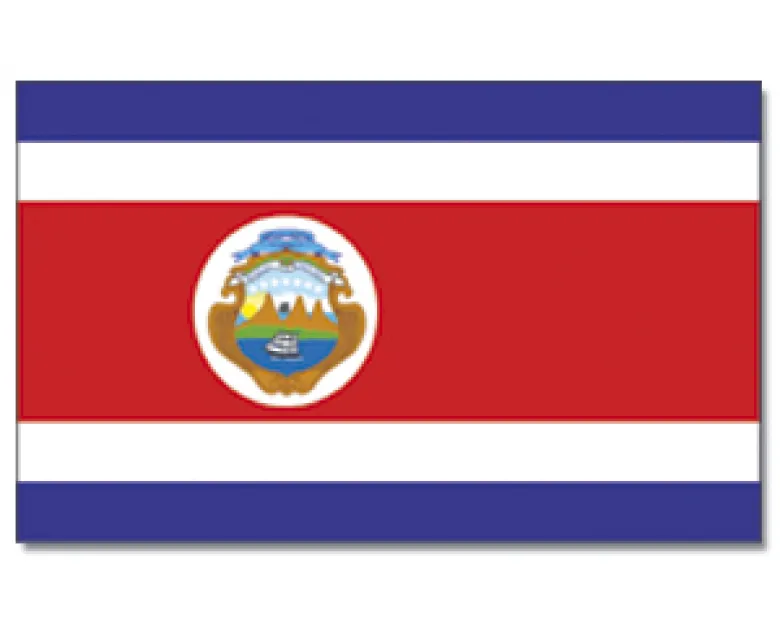 Costa Rica's flag 90 X 150cm.