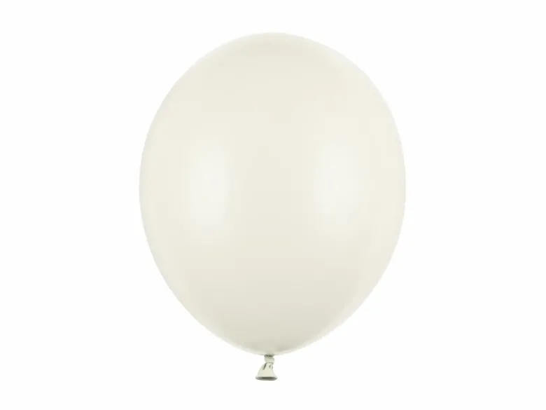 Cremefarvet Balloner 30 cm, 50 stk.