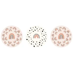 Cupcake Forme Natur Regnbue Mix, 75 stk.