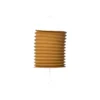 Cylinder Papir Lanterne i Guld, 16 cm
