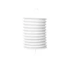 Cylinder Papir Lanterne i Hvid, 16 cm