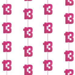 Dekosnore - Pink Glitz Fødselsdag, 13 År