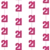 Dekosnore - Pink Glitz Fødselsdag, 21 År