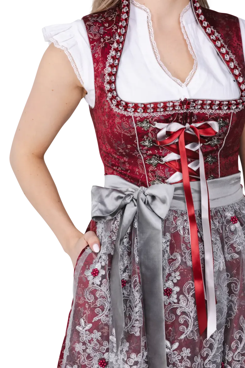 Dirndl Top med Vingeærmer