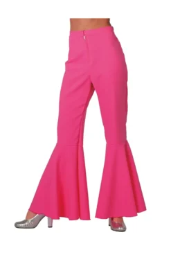 Disco kostume: Pink disco damebukser