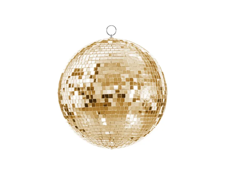Discokugle Guld Mellem, 30 cm