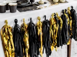 DIY Kvast Guirlande, Guld
