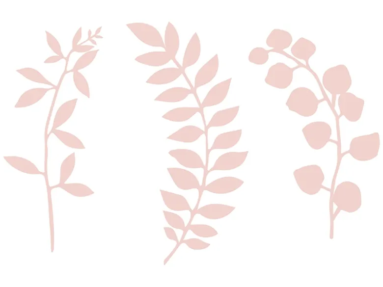 DIY Rosa Blad Dekorationer