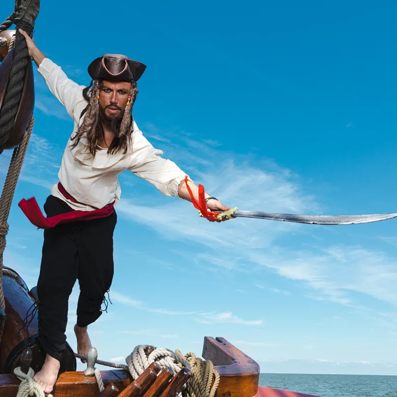 Ekstra Langt Piratsværd, 84 cm