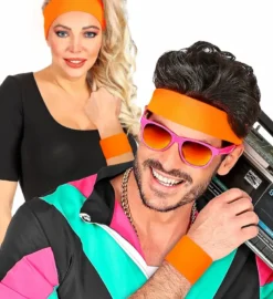Elastik Armbånd i Neon Orange