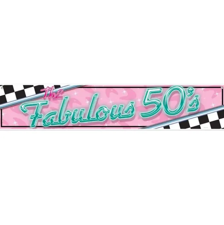 50'er Banner - "The Fabulous 50s"