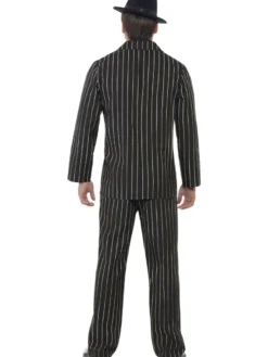 20' er gangster kostume, guldstribet