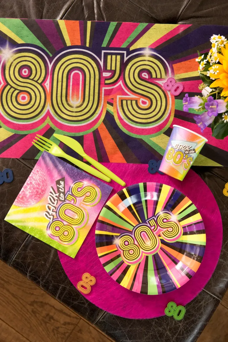 Farverig 80s Papkrus