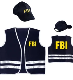 FBI vest med kasket, barn