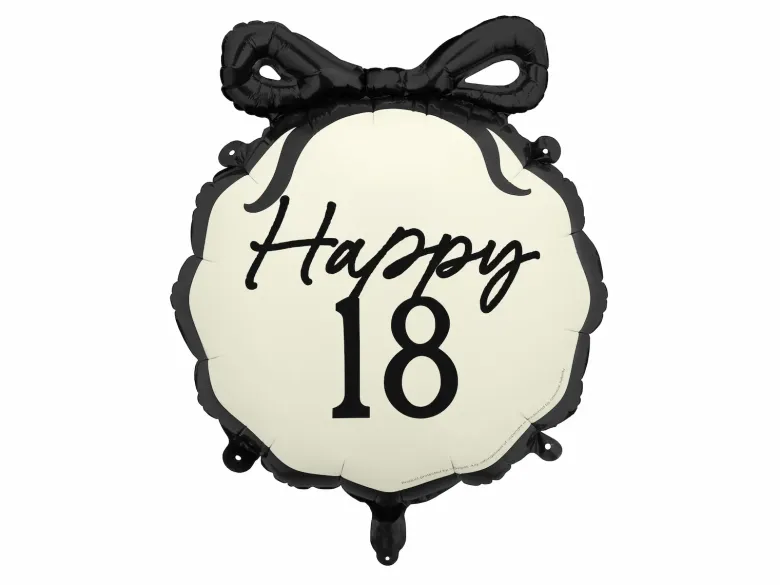 Fødselsdagsballon 18 År - Milestone Elegance