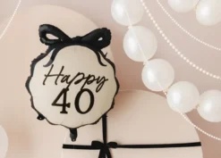 Fødselsdagsballon 40 År - Milestone Elegance