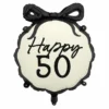 Fødselsdagsballon 50 År - Milestone Elegance