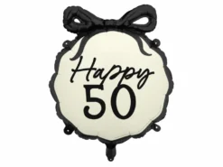 Fødselsdagsballon 50 År - Milestone Elegance