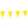 Flagguirlande 10 med gule vimpel flag (30cm X 20cm)
