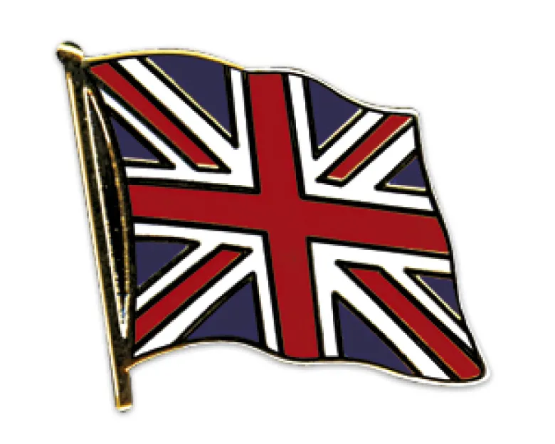 Flag Pin - Britisk Broche