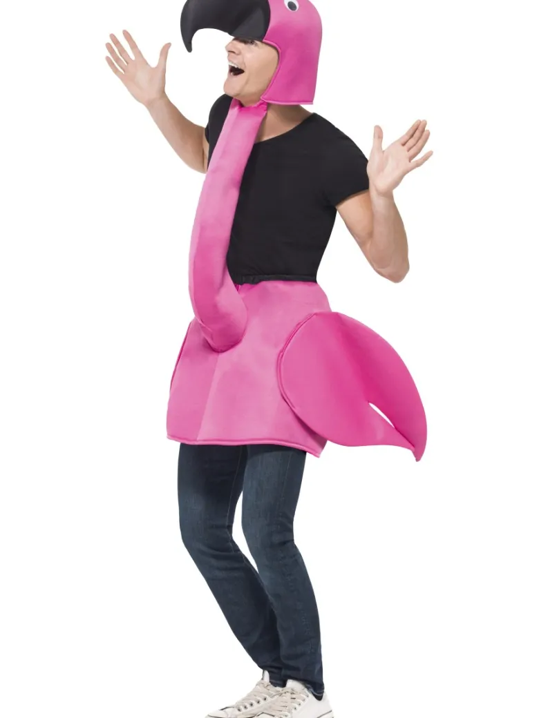 Flamingo kostume, voksen