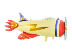 Flyvemaskine Folieballon, 91 x 39 cm