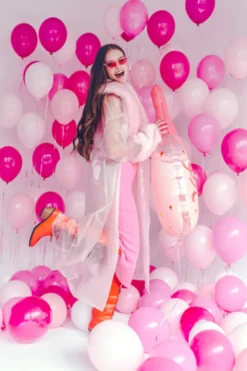 Folie Ballon Botle, 38 X 97 cm, Mix