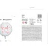 Folie Ballon Bride To Be 45 cm, Hvid