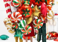 Folie Ballon Candy, 35 cm, Grøn