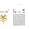 Folie Ballon Candy, 35 cm, Guld