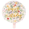 Folieballon Happy Birthday Lyserød